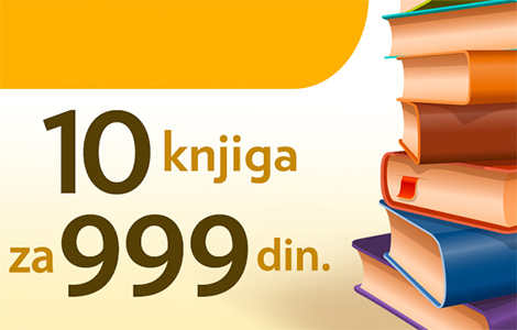 neverovatna akcija 10 knjiga za 999 dinara  laguna knjige